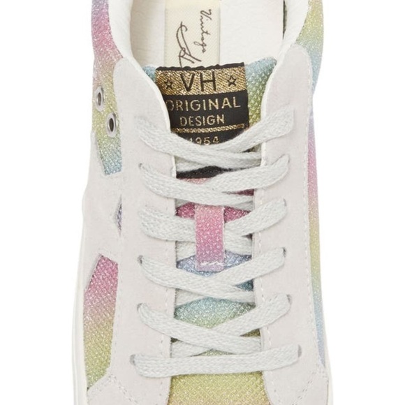 Vintage Havana Rainbow Sneakers Size 7 - Picture 4 of 16